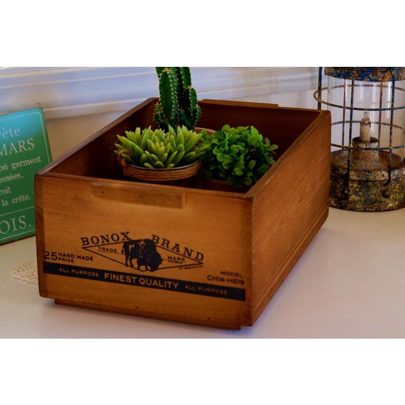 DULTON（ダルトン） 木箱 レトロ アンティーク 519nt カントリー雑貨