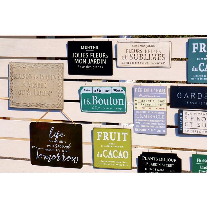 ブリキサイン ラスティメゾンプレート TINサイン ブリキ看板 レトロ