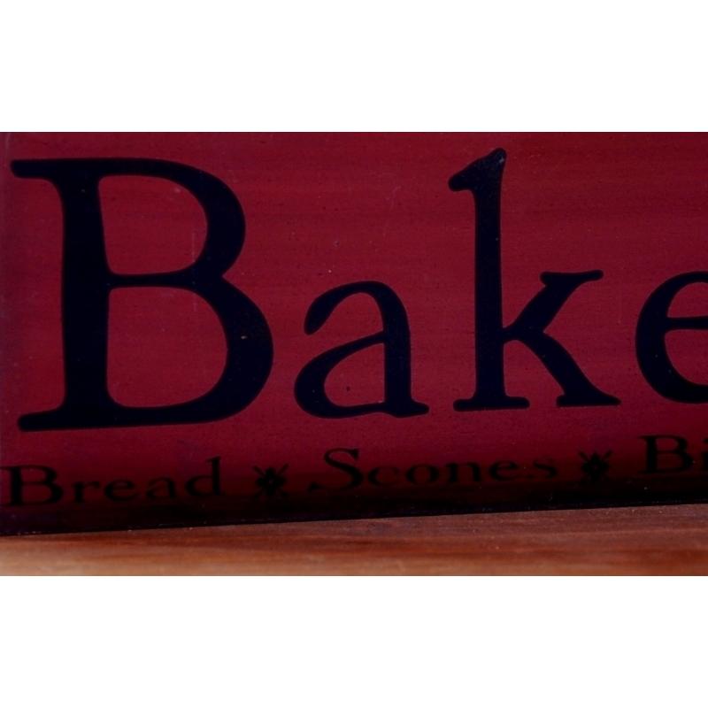 カントリーキッチン 木製サインボード  Baker ベーカー 　ウッドボード 壁掛け キッチン フレーム 渋い｜zakka-olive｜03