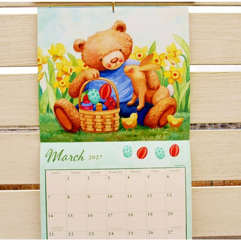 カレンダー カントリー 2027年 BEARS CALENDAR ベアー レガシー 壁掛け