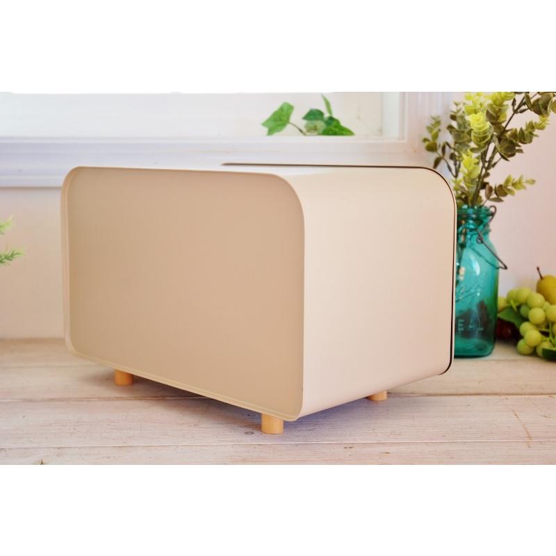 正規代理店 ブレッド缶 ブレッドケース Bread レトロ ベージュ ブレッドボックス ストッカー ボワットボックス キッチン装飾 パンケース キッチン 可愛い 安い Shipsctc Org