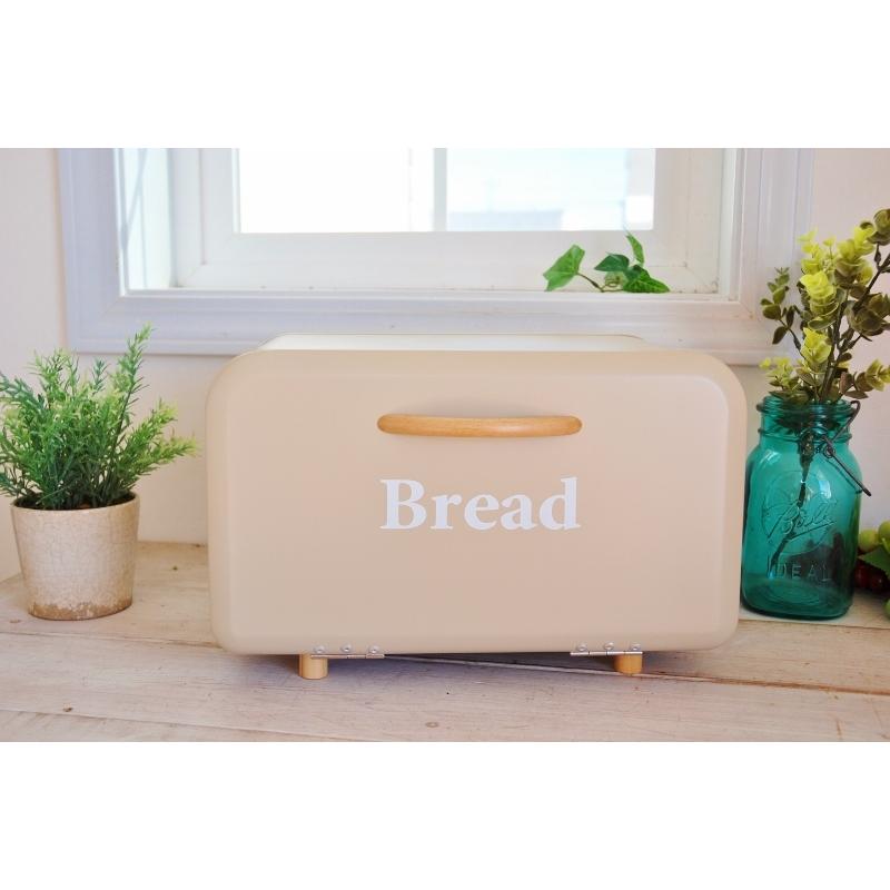 正規代理店 ブレッド缶 ブレッドケース Bread レトロ ベージュ ブレッドボックス ストッカー ボワットボックス キッチン装飾 パンケース キッチン 可愛い 安い Shipsctc Org
