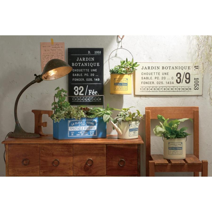 カントリー雑貨 ドライガーデン ラック アイアン ホーロー ブリキ