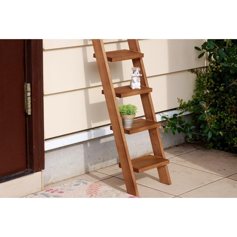 ガーデニング雑貨 はしご ラダー 階段シェルフ 5段 プランターラック