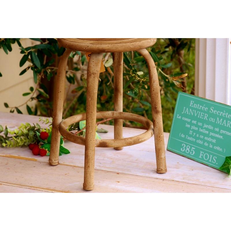 ガーデニング雑貨 スツール アイアン 丈夫 丸型 イス フラワースタンド