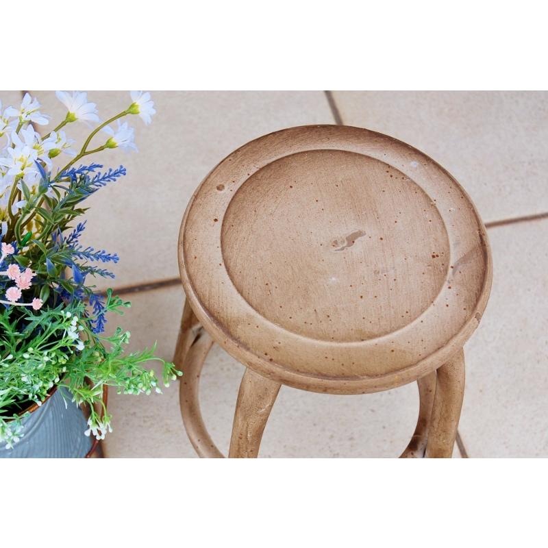 スツール A 丸 椅子 花台 飾り台 屋外 ガーデン チェア プランタースタンド スツール おしゃれ 陶器 花台 飾り台 ガーデン エクステリア 庭