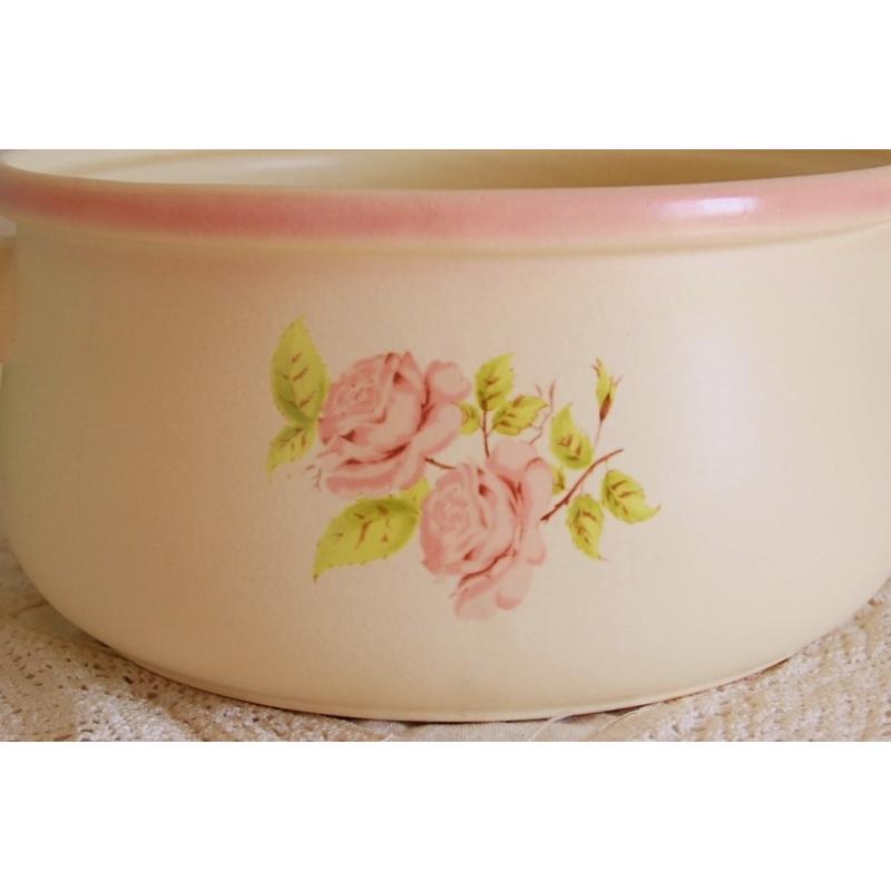 アンティーク・イマン imane ダイアナローズ 陶器 キャセロール (L