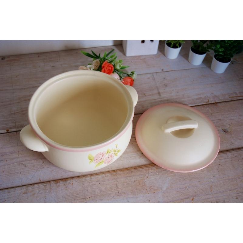 imane アンティーク イマン ダイアナローズ 陶器 キャセロール