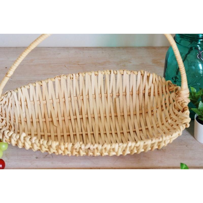 藤蔓 あけび 大籠 古籠 骨董 籠細工 ラタン 大型 フルーツバスケット パン籠 藤蔓 あけび 大籠 古籠 骨董 籠細工 ラタン 大型 フルーツバスケット