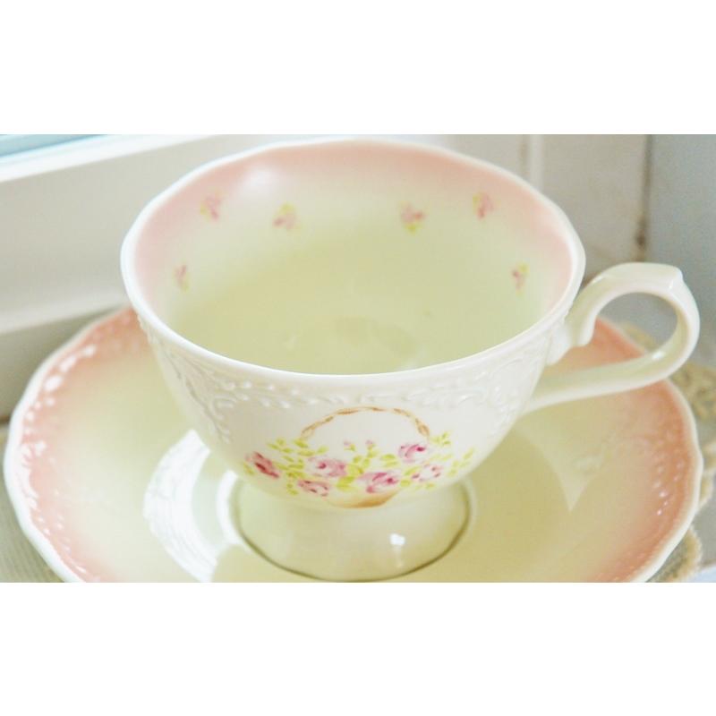 イマン ローズバスケット 送料無料 新品 imane カップ & ソーサー Made 