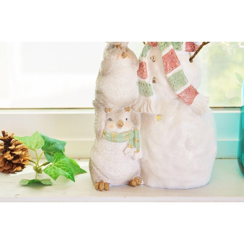 ★ LED ウサギ•ハリネズミ•スノーマン 3体セット イルミネーション ★ ☆ LED ウサギ•ハリネズミ•スノーマン 3体セット