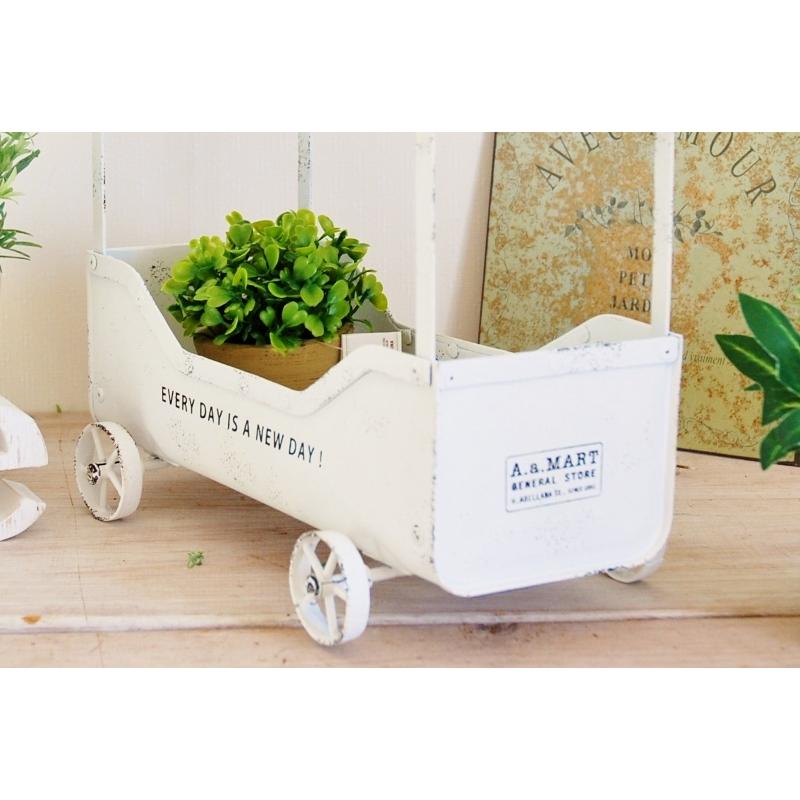 ガーデニング雑貨 プランターラック ルーフワゴン フラワーラック  