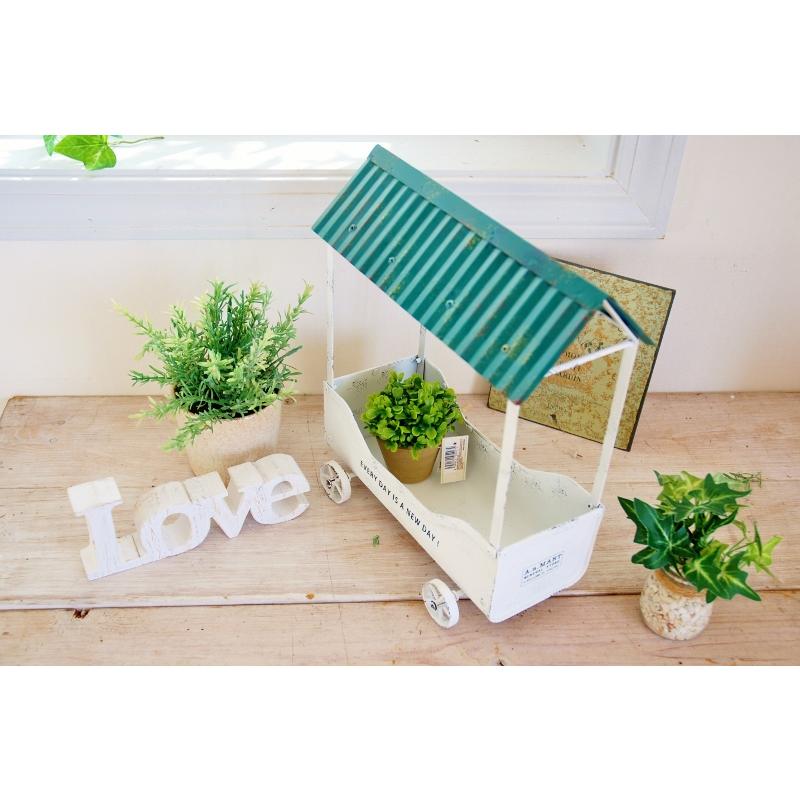 ガーデニング雑貨 プランターラック ルーフワゴン フラワーラック  