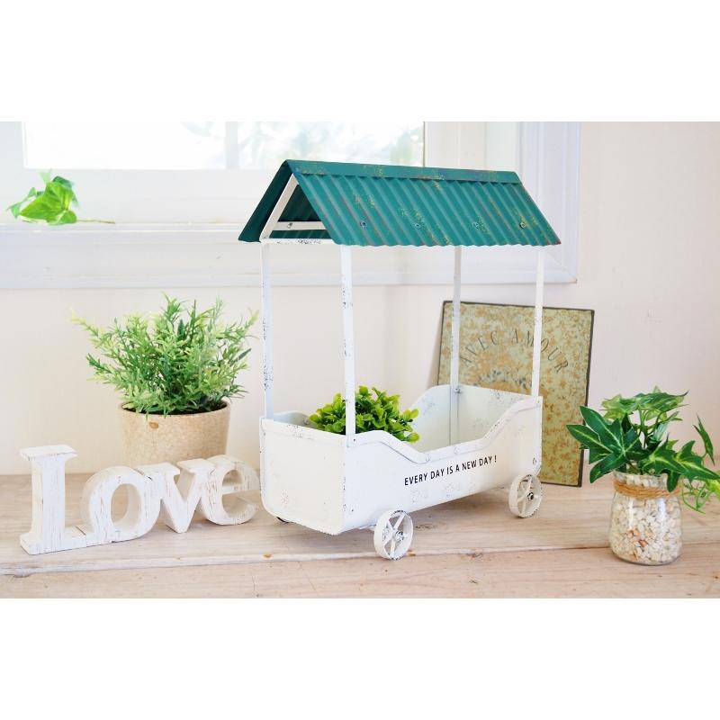 新品 送料込 ルーフワゴンプランター azi-azi/ルーフワゴンプランター/S/AZ-1433 - 花材通販はなどん