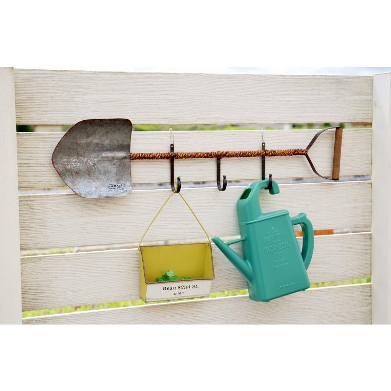 アンティーク アイアン ガーデニング フック ラック スコップ掛け