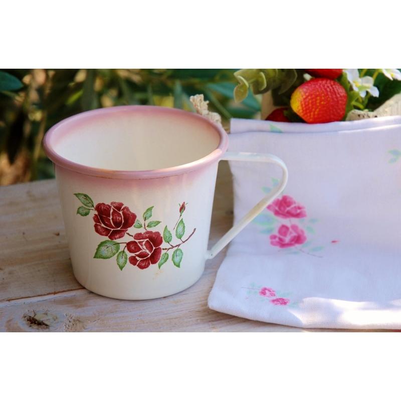 イマン スカーレットローズ ジャグ ポット 花柄 ホーロー Imane 【公式