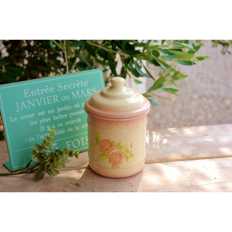 アンティーク・イマン imane ダイアナローズ ビードキャニスター