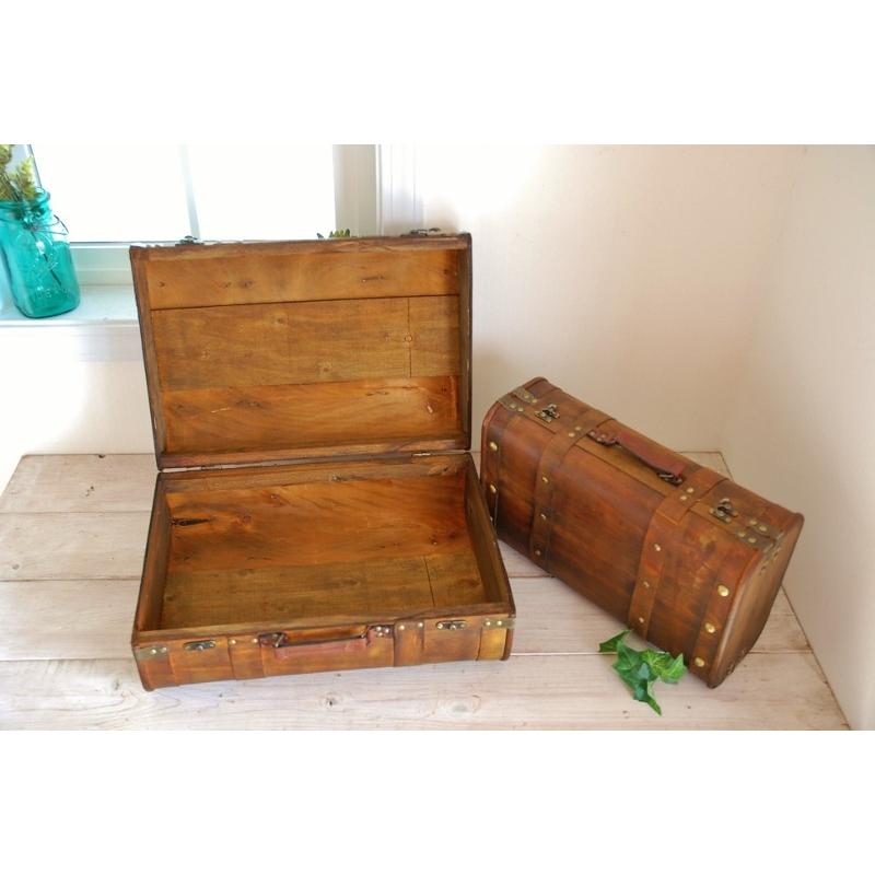 ラスティーアールトランク 2点セット トランク収納 レトロ 飾り