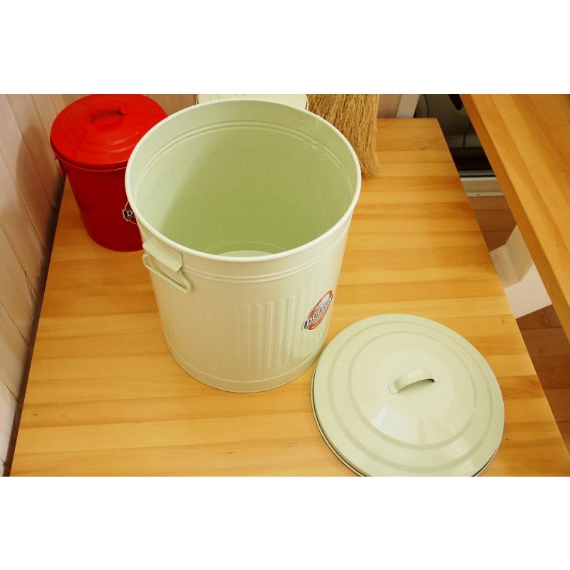 DULTON ごみ箱 ブリキ缶 大きい レトロ ガベージ カン 缶 L