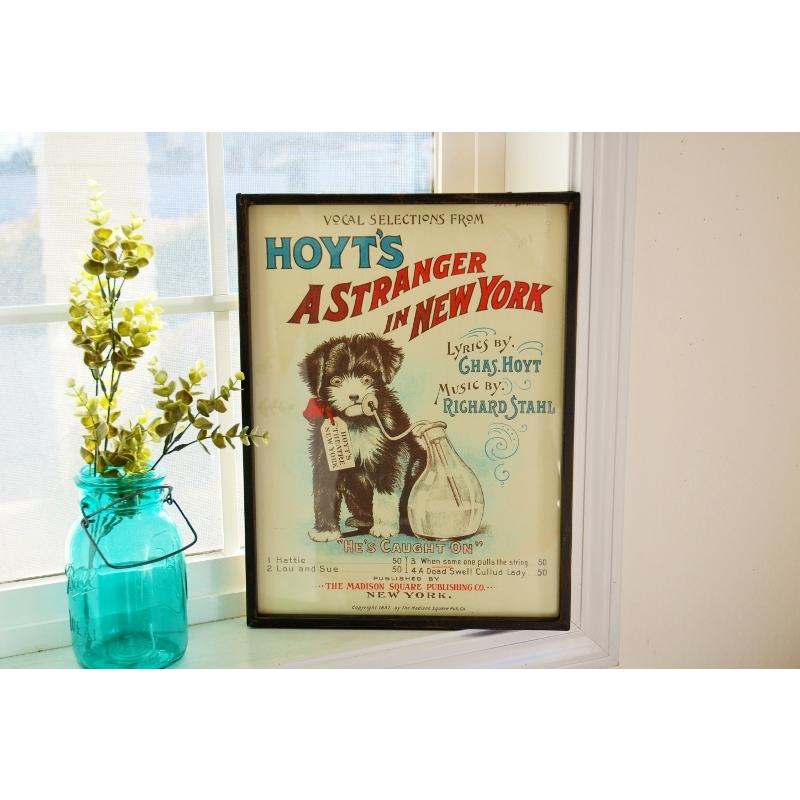 絶版 ピクチャーフレーム ミュージカルフレーム ホイト 犬 ドッグ かわいい ワンコ 絵 ポスター イラスト コベントガーデン ペット 9981 Zakka Olive ヤフー店 通販 Yahoo ショッピング