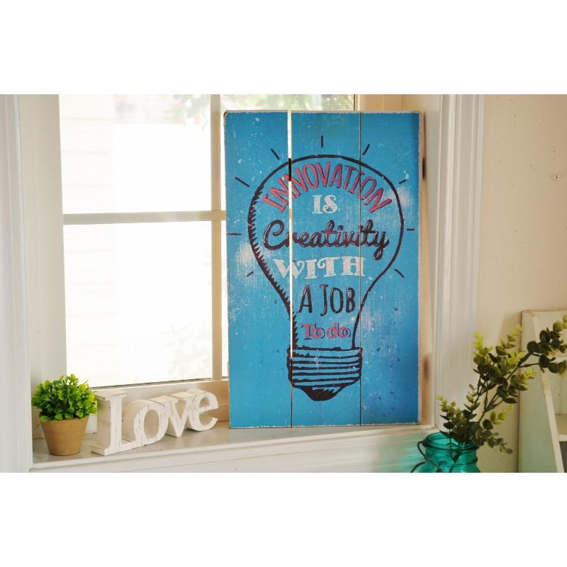 ボード インテリア 送料無料 レトロ ブルー ライティング ナチュラル