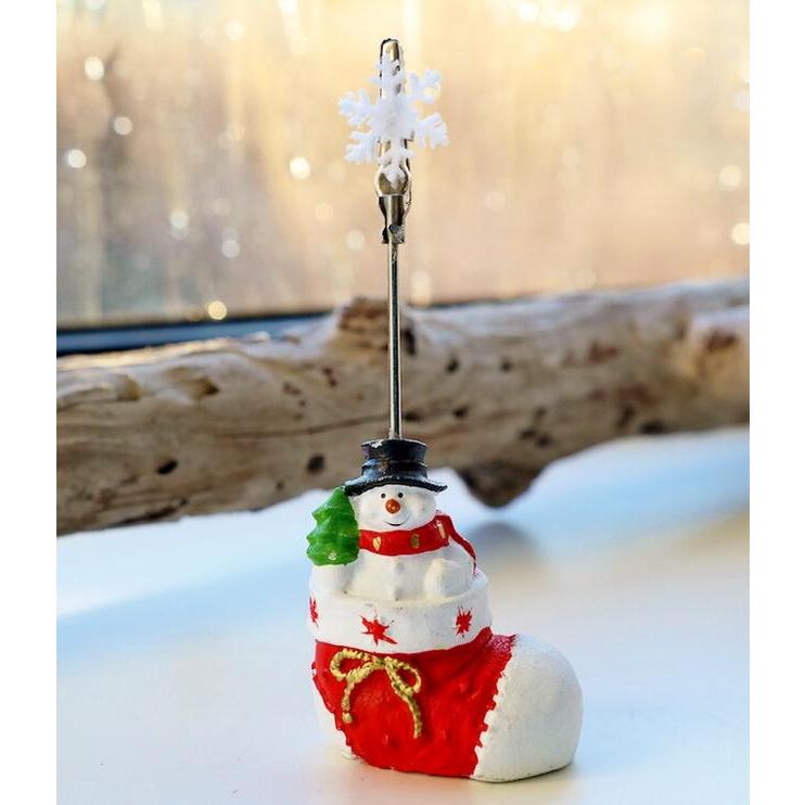 クリスマス雑貨 コベントガーデン クリップスノーマン クリップ