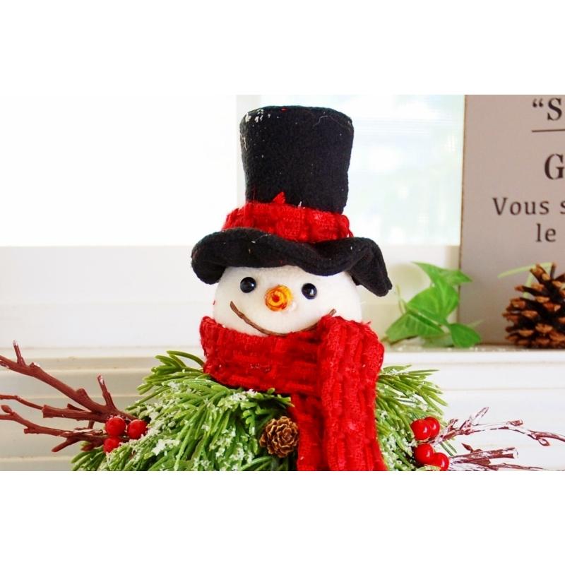 クリスマスシーズン飾り　スノーマン置物 雪だるま スノーマン オブジェ 置物 クリスマス 飾り インテリア