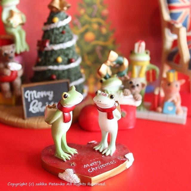 カエル 置物 クリスマス プレゼント交換 雑貨通販 Zakka Petanko 通販 Yahoo ショッピング