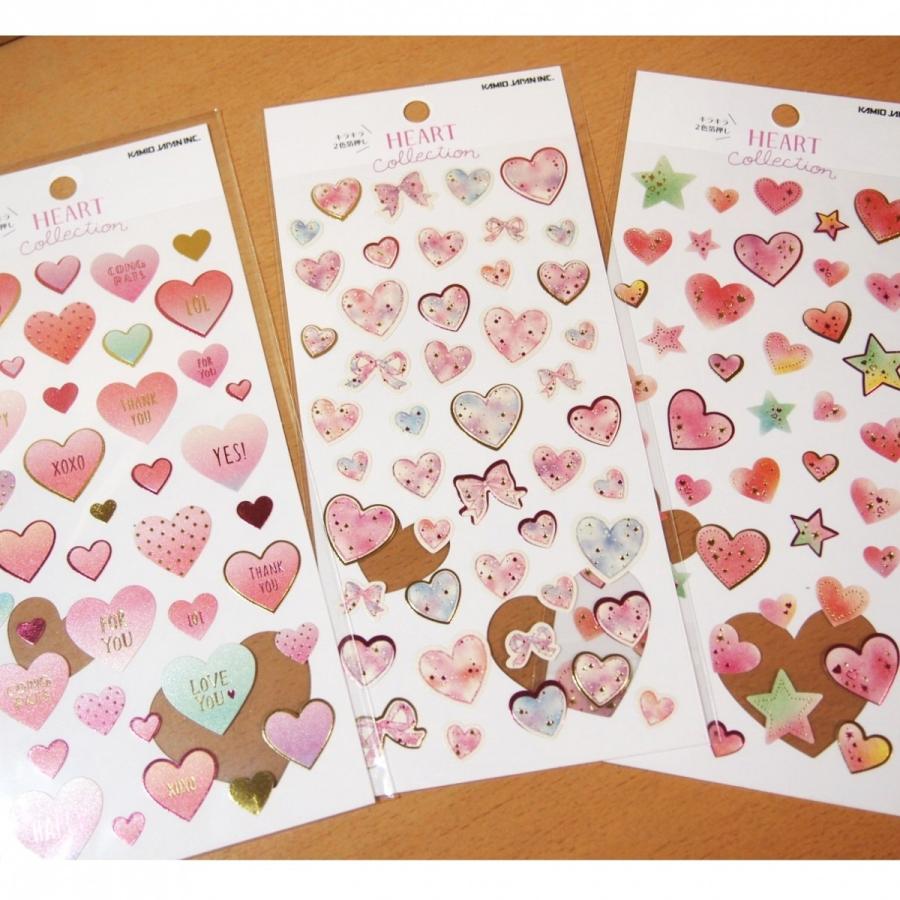 パール紙 マスキング素材 色んなカタチのハートシール セレクション 9点セット 9 可愛いシール 9 雑貨のぱんぷきん 通販 Yahoo ショッピング