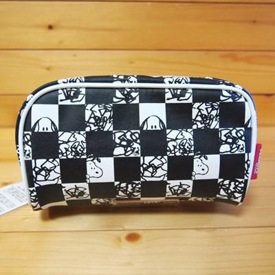 スヌーピー Snoopy Box型ラウンドジップペンケース 白 黒 筆箱 116 雑貨のぱんぷきん 通販 Yahoo ショッピング