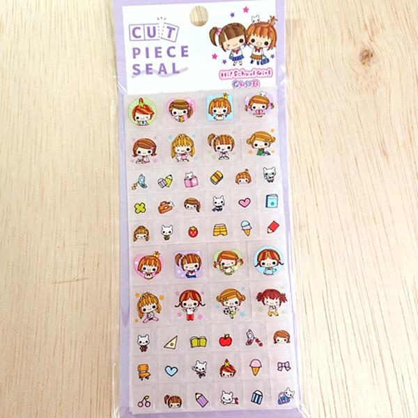 【ラスト値下げ】CUT PIECE SEAL まとめ売り 12枚 タイルシール ブロックシール カットピースシール ハイスクールガールクラブ 127447