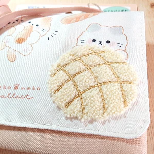ねことパン ミニショルダーバッグ ワイドポシェット ポケット 127767