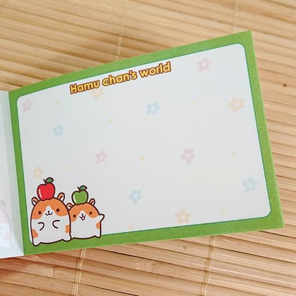 ハムちゃんドッグ ミニメモ はむちゃんず わーるど 手のひらサイズ ミニメモ 平成メモリー 136833