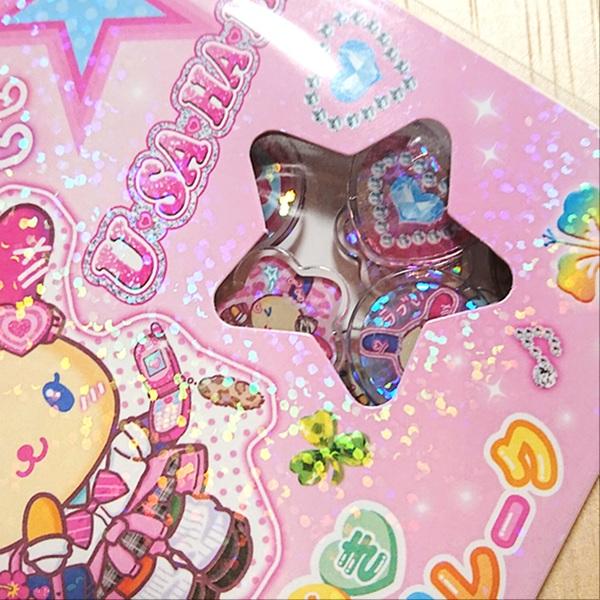 sanrio（サンリオ） おはじきシール フレーク（ウサハナ/コギャル