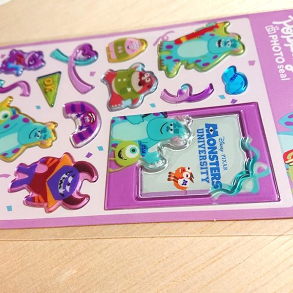 Disney（ディズニー） ぷっくり盛り上がった ポッピングフォトシール