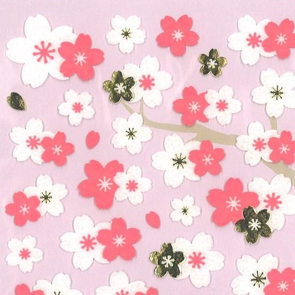 さくら様 購入ページ さくらシール（ふわふわ桜） 21746/さくらびより/ビベール : 雑貨の