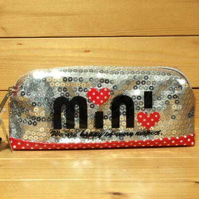 min!ボックス型チャーム付きペンケース(レッド) : 雑貨のぱんぷきん