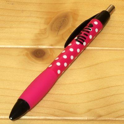 min!ドットラバーグリップシャープペンシル(ピンク) : 雑貨の