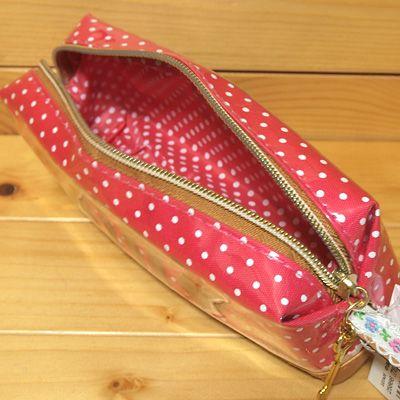min!鍵型チャーム付きペンケース（レッド） : 雑貨のぱんぷきん