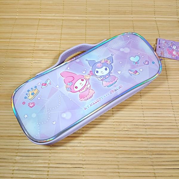 ポチャッコ サンリオ マイメロ＆クロミ 持ち手付き ラウンドファスナー