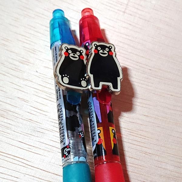 くまモン マスコット付きシャープペンシル2本セット（レッド/ブルー