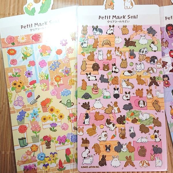 フレークシール　88枚　平成レトロ　アニマル　キラキラ　うさぎ　かわいい　ハート フレークシール 88枚 平成レトロ アニマル キラキラ うさぎ かわいい