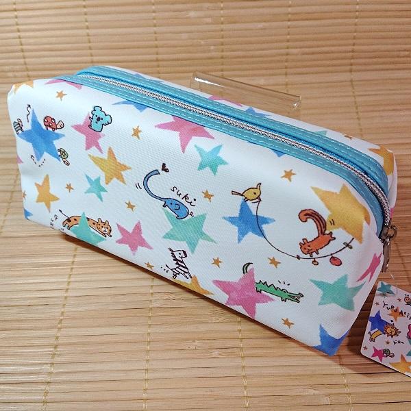 ゆるあにまる BOXペンポーチ（すたー）51215/星柄 ペンケース 筆箱