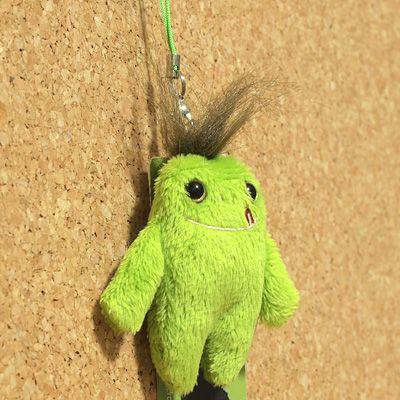 Mokeke(モケケ)チモッケ ストラップ(ネル/グリーン) 小さめの