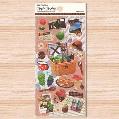 プティポッシュ フォトシール(ほのぼの午後のピクニック)75074 : 雑貨