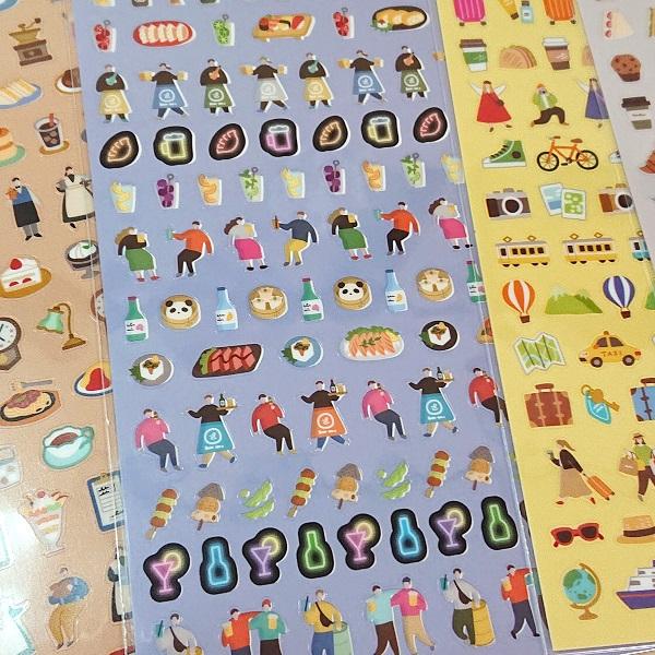 OTONA NO BUKATSU 趣味や活動のカテゴリーシール ステッカー 6点