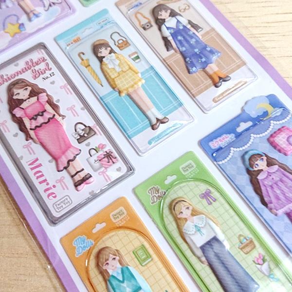 ミニチュアトイコレクション カプセルシール ( Fashion Dolls)82776