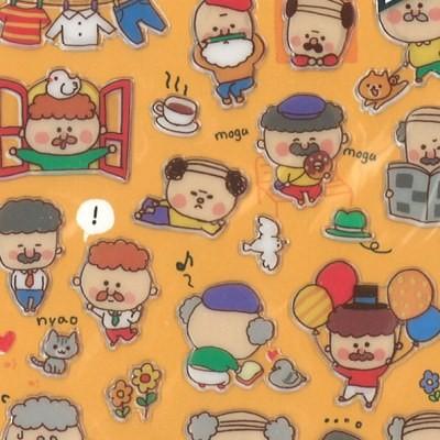 あめちゃんシール ゆるいおじさん ちょいぷっくりキャンディシール 雑貨のぱんぷきん 通販 Yahoo ショッピング