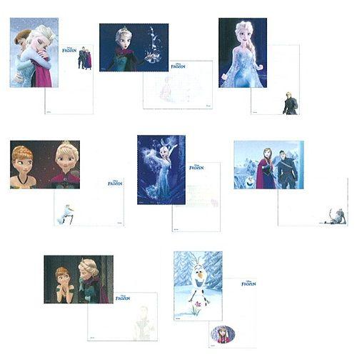 ディズニー アナと雪の女王 ポストカード+A6メモ帳セット : 雑貨の