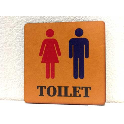木製 カラートイレサインプレート 各種 TOILET/LADIES/GENTS ドア